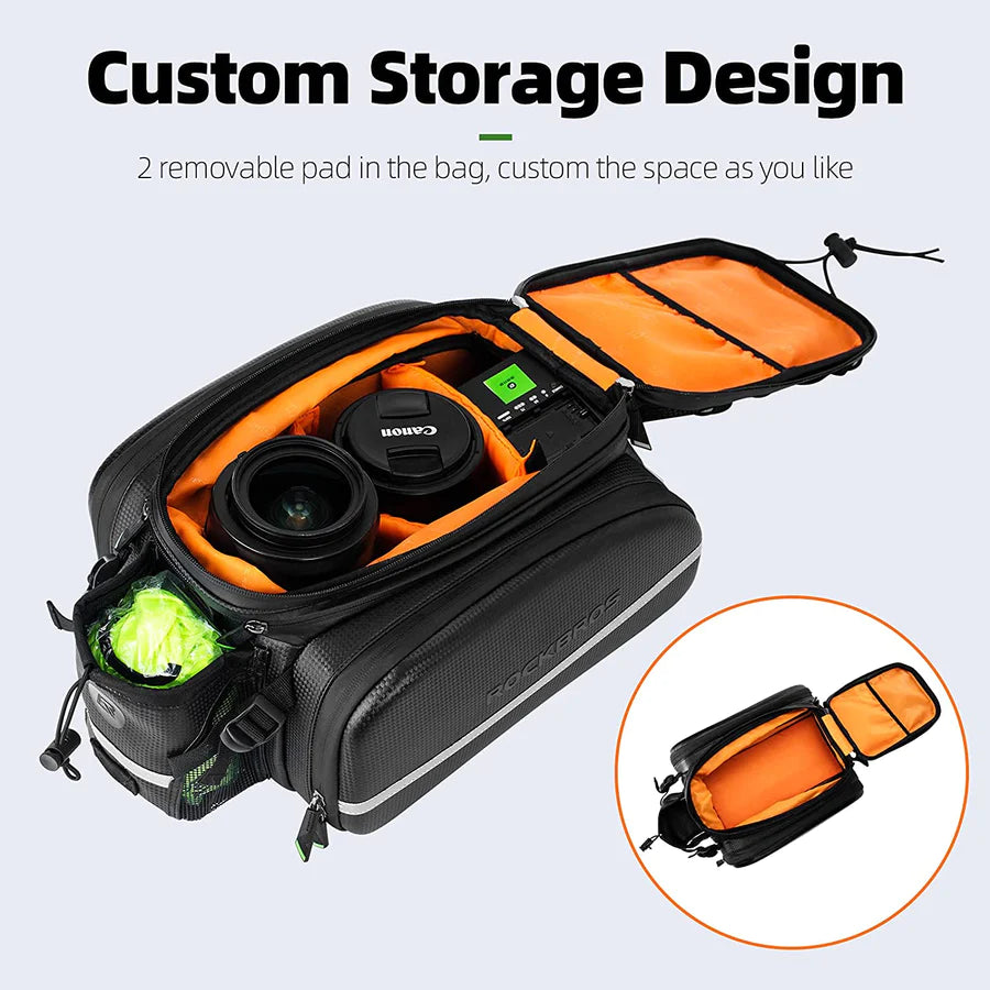 ROCKBROS Bike Rack Pannier Trunk Bag Waterproof