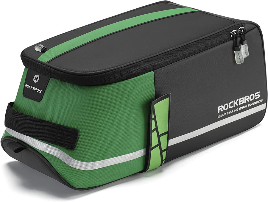 ROCKBROS Bike Rear Rack Bag with Shoulder Straps