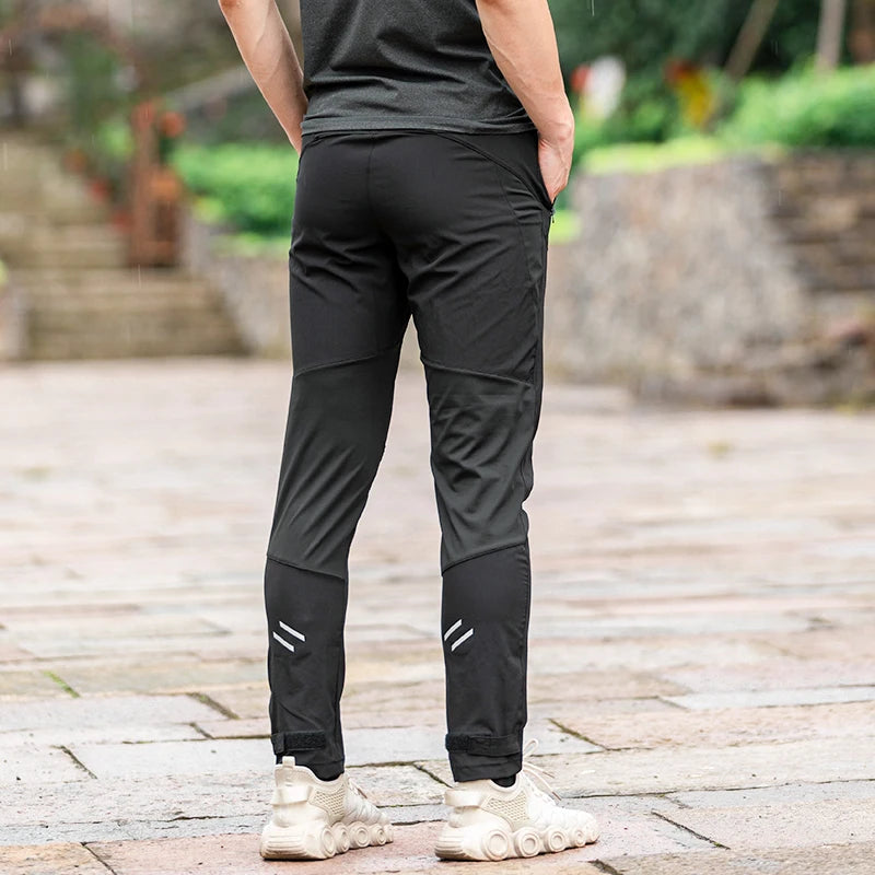 ROCKBROS Quick Drying Cycling Pants Men Women Breathable MTB Road Bike Trousers Spring Summer Sportswear Elastic Comfortable