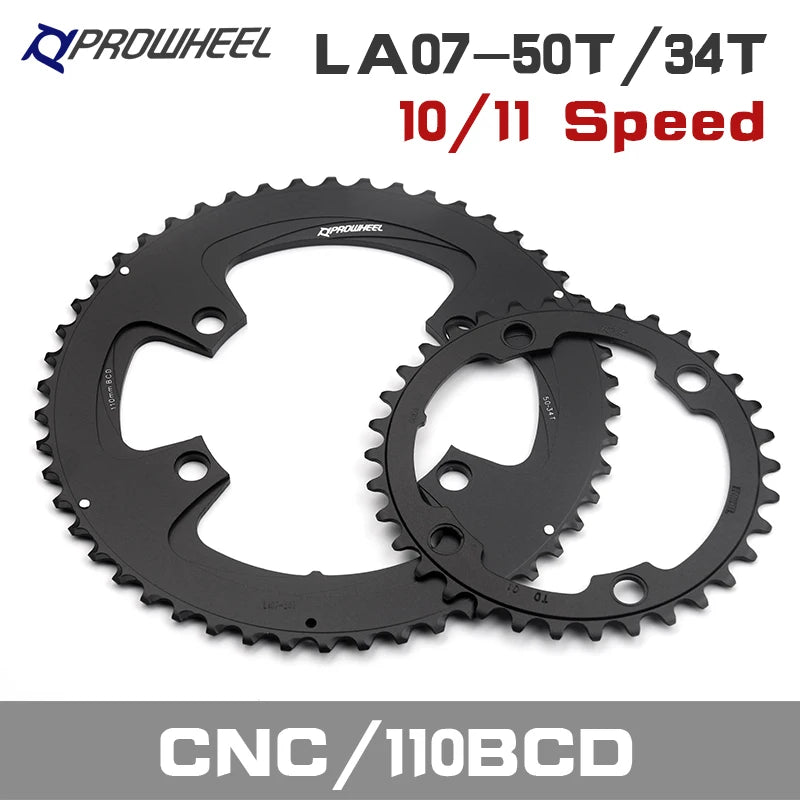 PROWHEEL 110-BCD/130BCD Road Bicycle Chainring Sprockets Double Chainwheel