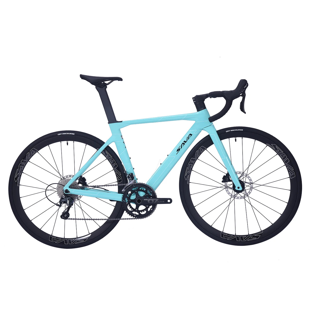 SAVA A4 Carbon Fiber Road Bike, with SHIMANO TIAGRA R4700, 20-speed Gear Set, 700C Adult Race Bike