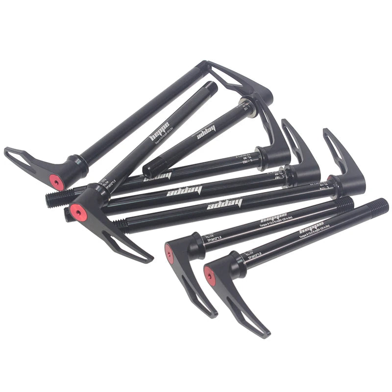 HEPPE MTB Road Bike Thru Axle 12x142 12x148 Quick Release 12x100 12x110 Front Fork Shaft Skewer Bicycle Thru Axle w/Lever