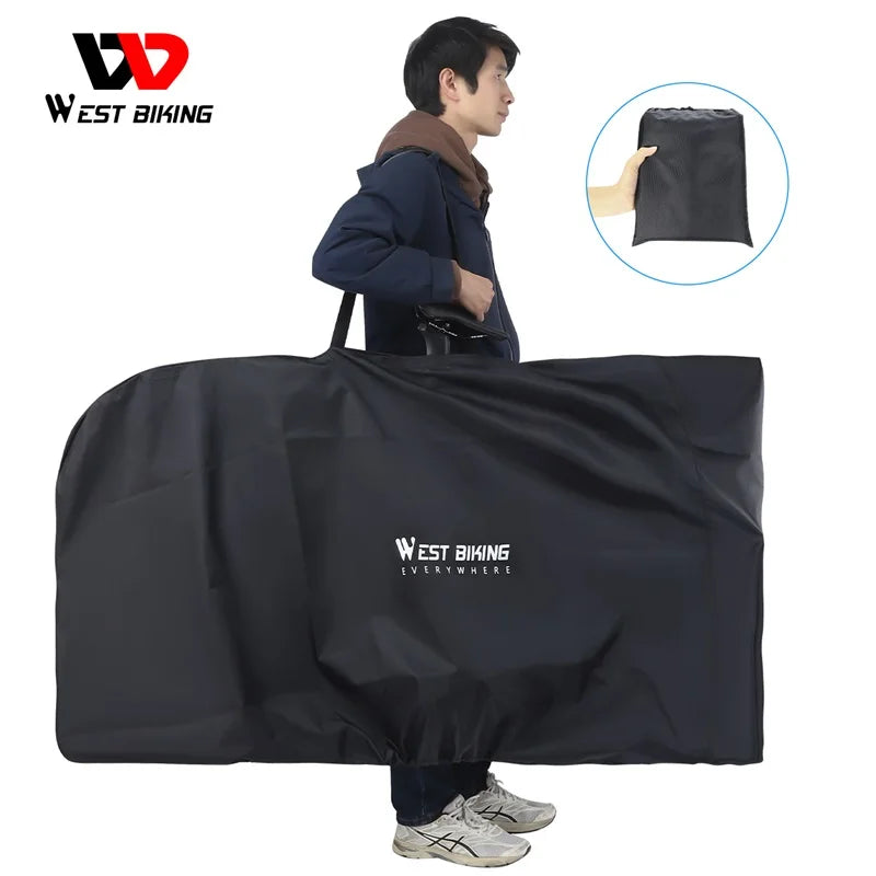 WEST BIKING Bicycle Shoulder Carrying Bag For MTB 27.5Inch Road Bike 700C