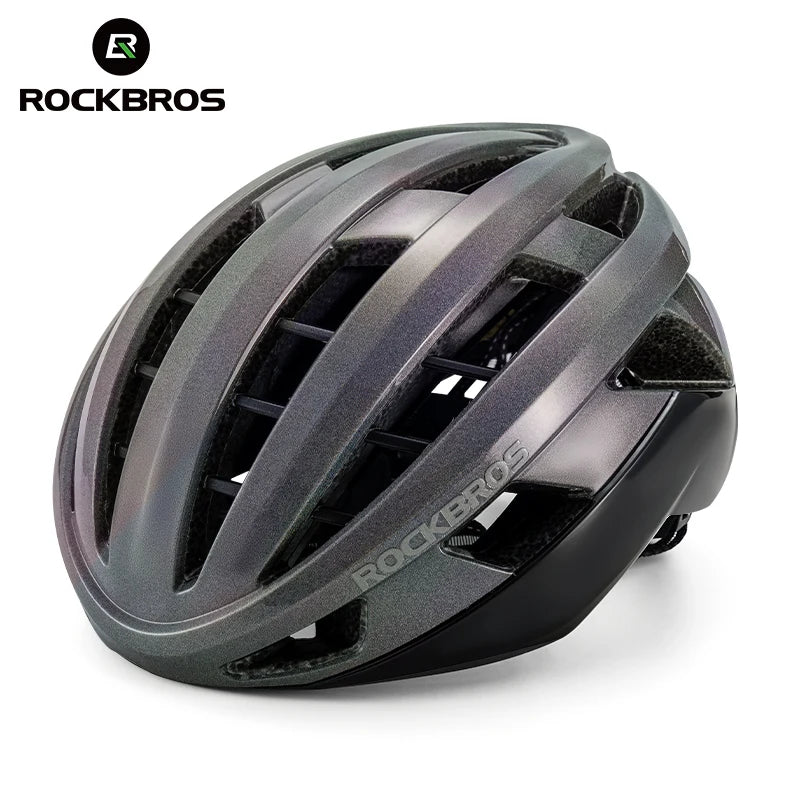ROCKBROS Cycling Helmet Unisex Integrally-Molded Adjustable MTB Road Bike Sport Safe Hat with 8-15 Air Vents Thickened