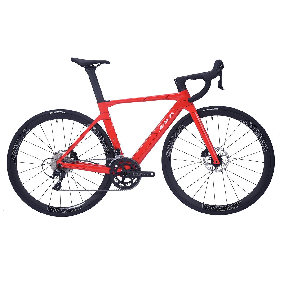 SAVA A4 Carbon Fiber Road Bike, with SHIMANO TIAGRA R4700, 20-speed Gear Set, 700C Adult Race Bike