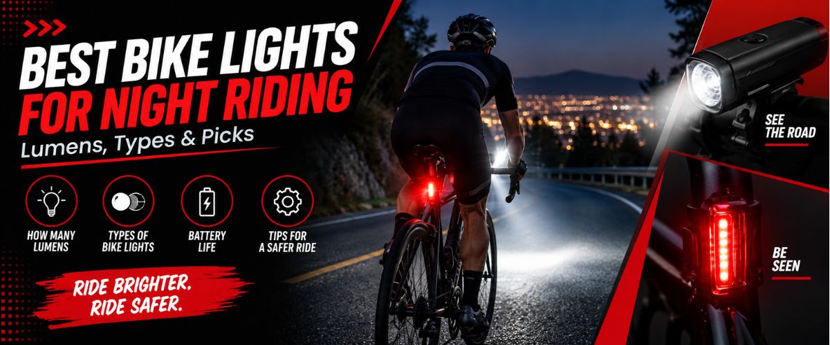 Best Bike Lights for Night Riding: Lumens, Types, and Picks