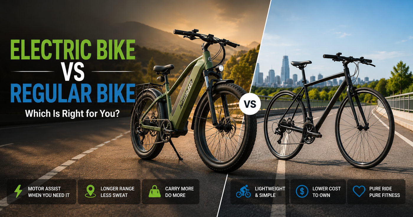 Electric Bike vs Regular Bike: Which Is Right for You?