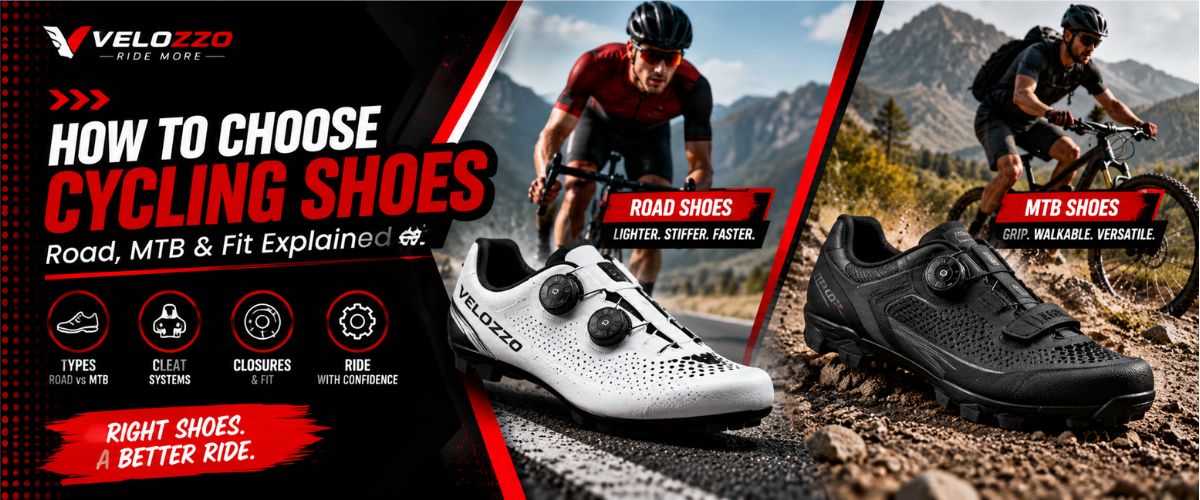 How to Choose Cycling Shoes: Road, MTB, and Fit Explained