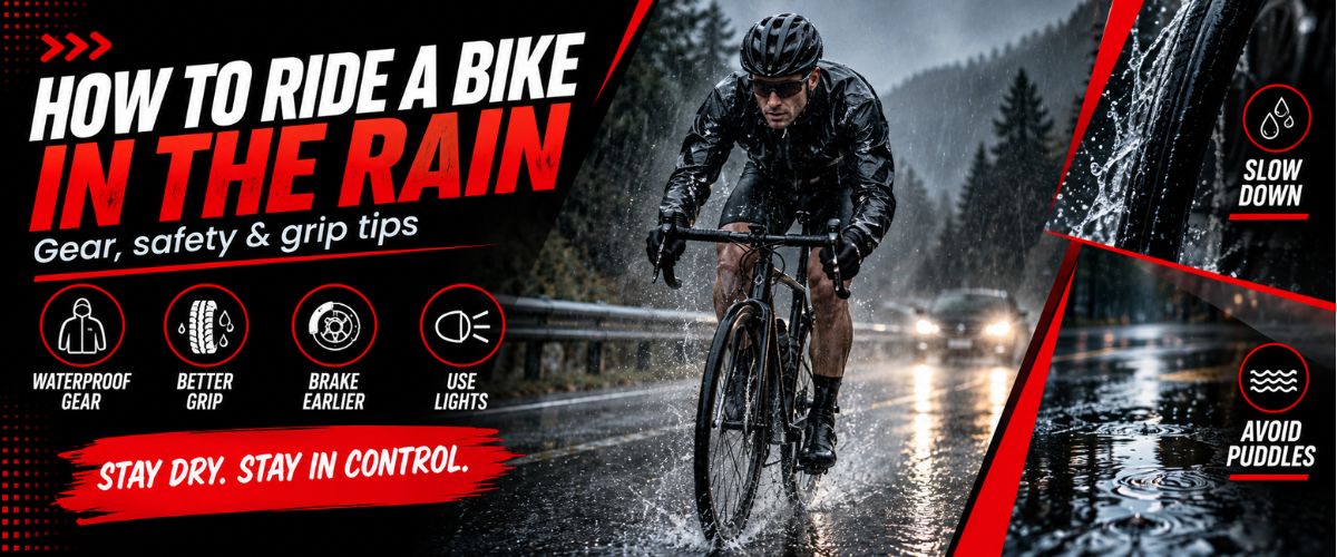How to Ride a Bike in the Rain: Gear, Safety, and Grip Tips