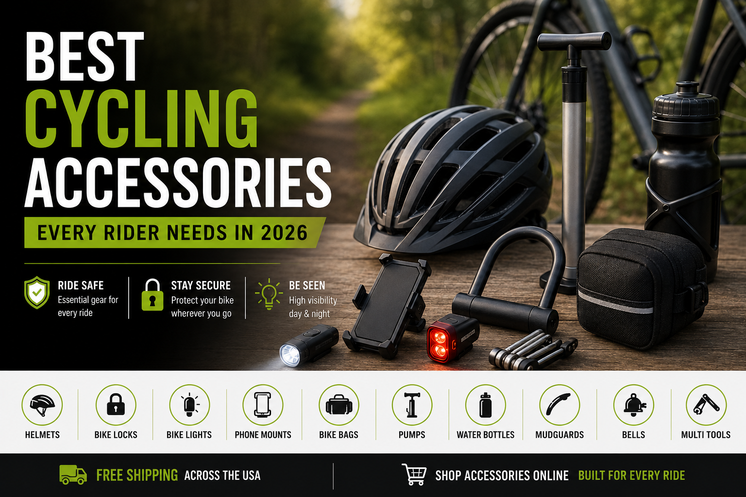 Best Cycling Accessories Every Rider Needs in 2026