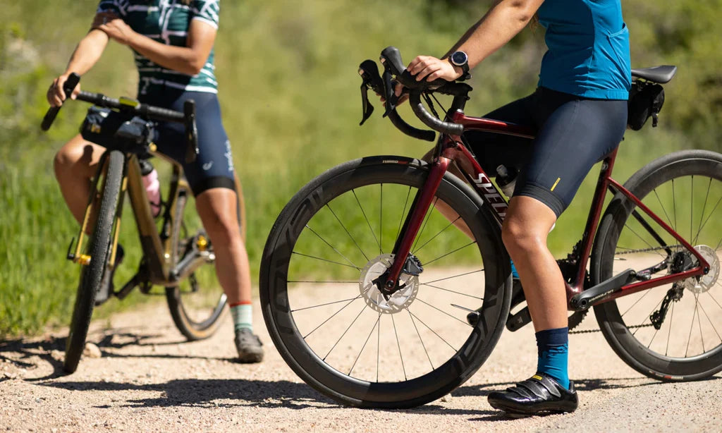 Gravel Bicycles cyclist riding on dirt roads