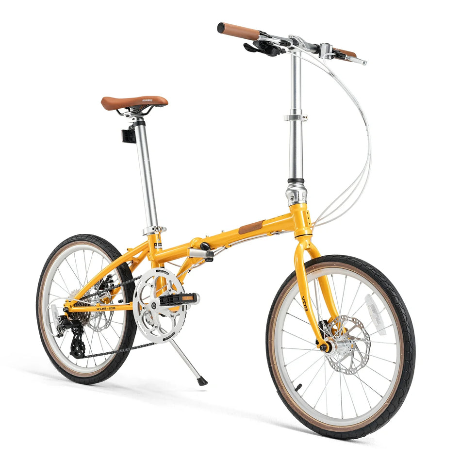 ROCKBROS VDS 20-Inch Folding Bike – Compact 7-Speed Commuter Bicycle for Urban Travel