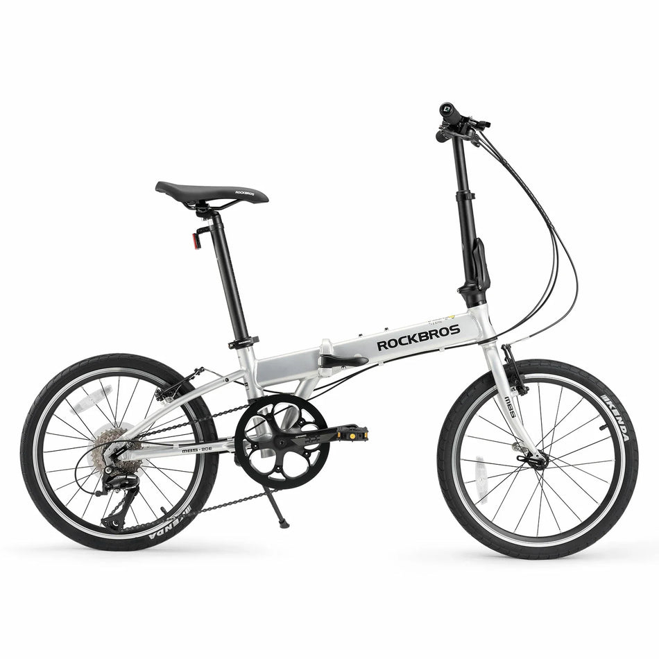 ROCKBROS MBS 20-Inch Folding Bike – Shimano Acera 8-Speed Aluminum Commuter Bicycle