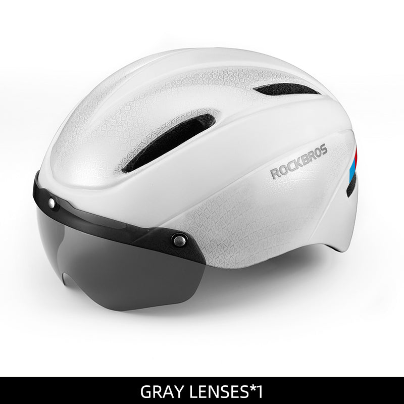 ROCKBROS Ultralight Cycling Helmet with Magnetic Goggles & UV Protection