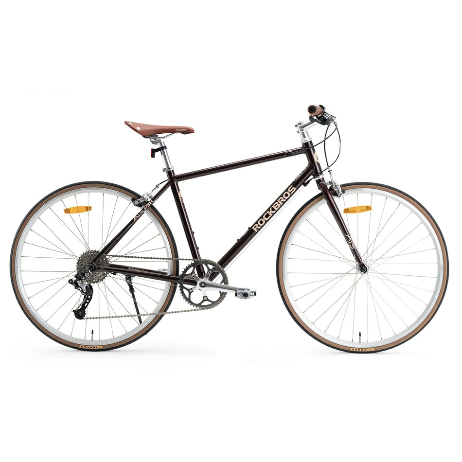 ROCKBROS 700C Aluminum Urban Road Bike – 10-Speed Fitness & Commuter Bicycle