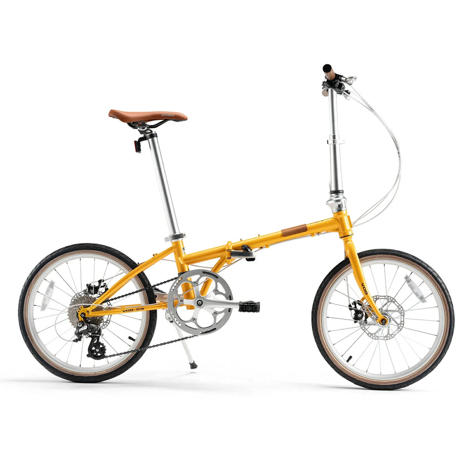 ROCKBROS VDS 20-Inch Folding Bike – Compact 7-Speed Commuter Bicycle for Urban Travel