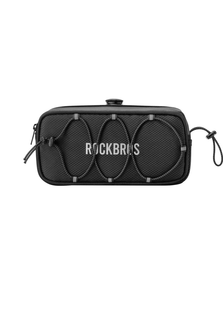 ROCKBROS Square Handlebar Bike Bag – Waterproof Cycling Front Storage Bag for Road & MTB Bikes