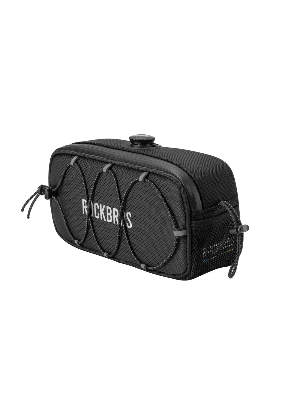 ROCKBROS Square Handlebar Bike Bag – Waterproof Cycling Front Storage Bag for Road & MTB Bikes