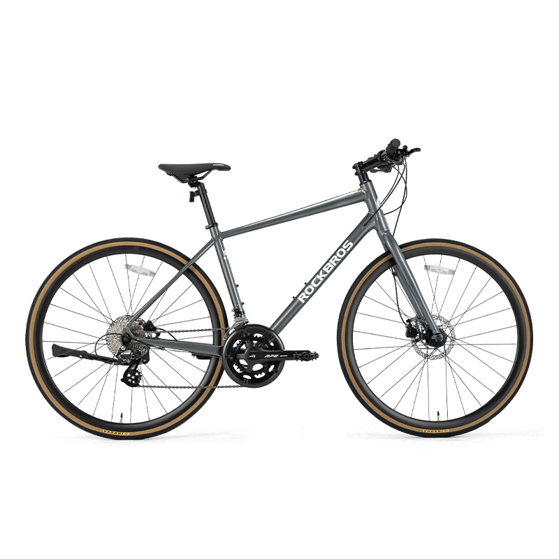 ROCKBROS RIDA-P2E Aluminum Road Bike, Shimano 16-Speed Hydraulic Disc