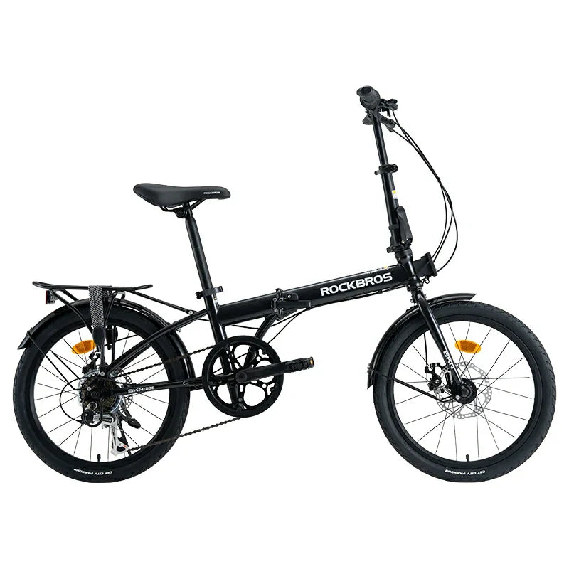 ROCKBROS SKN Folding Bike 20" – 7-Speed Shimano Portable Compact Commuter Bicycle