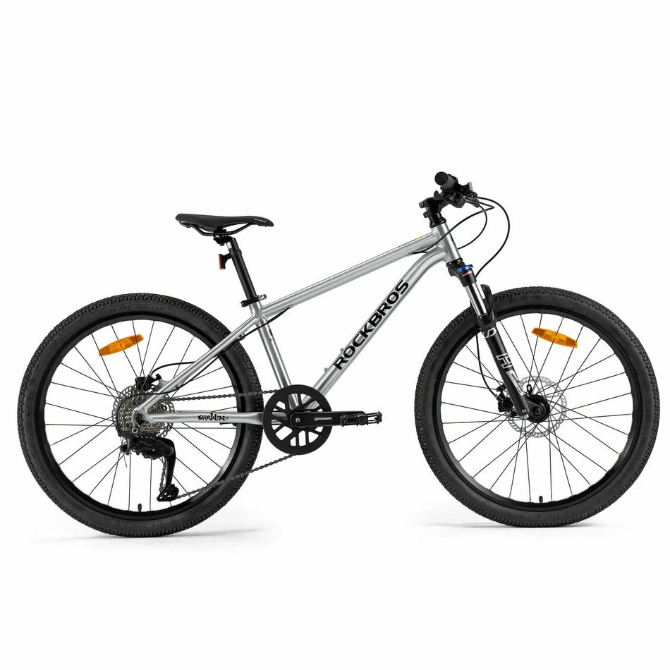 ROCKBROS Darwin IV  24-Inch Youth Mountain Bike – Shimano CUES 9-Speed Hydraulic Disc Bike for Ages 9–14