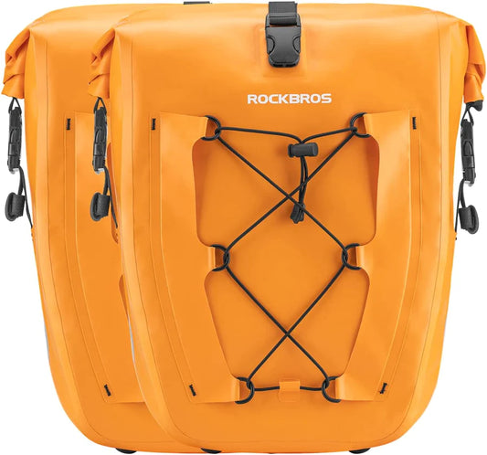 ROCKBROS AS-002 Bike Panniers Waterproof Max 32L Large Capacity for Cycling Traveling Commuting