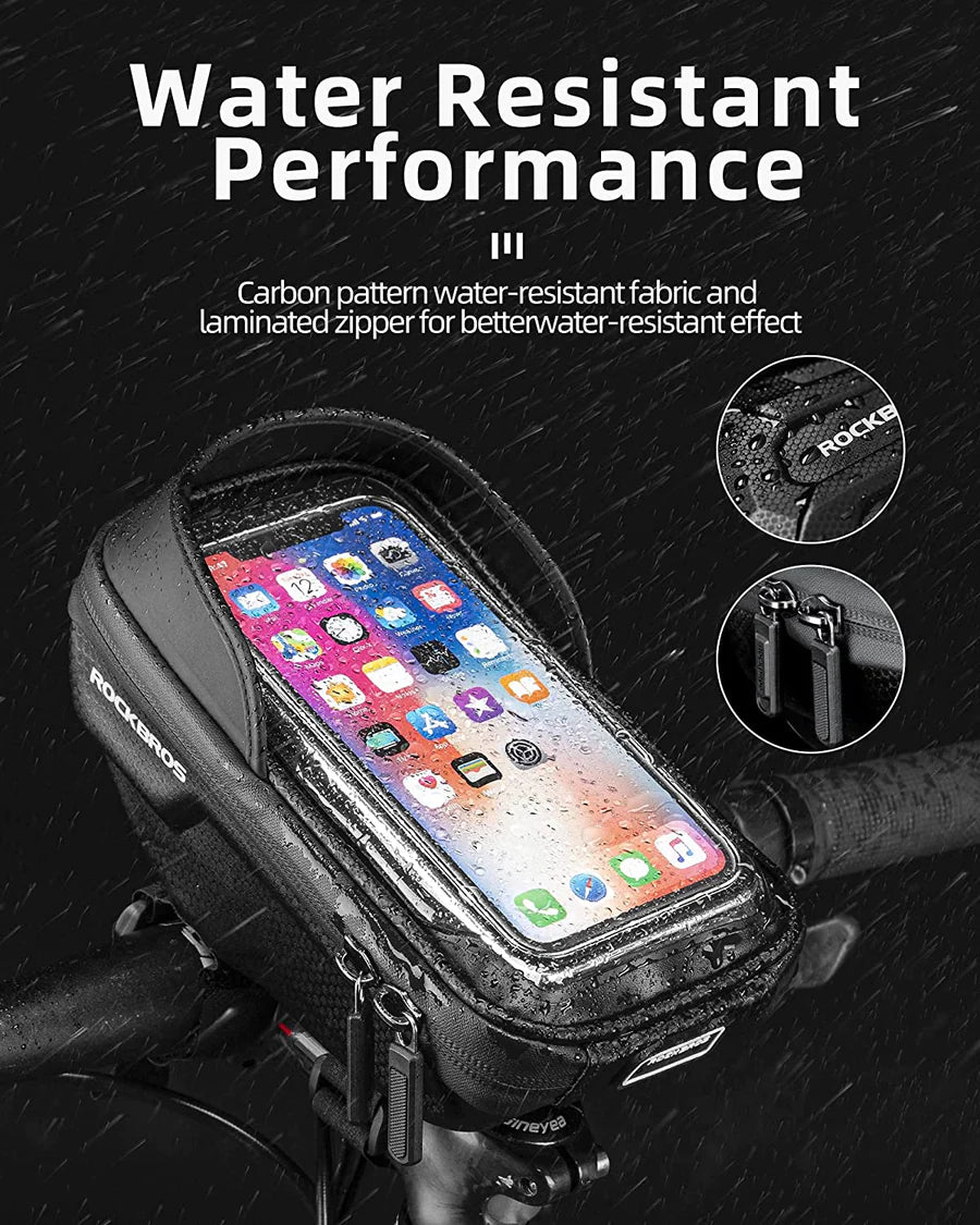 ROCKBROS Bike Phone Mount Bag Sensitive Touch Screen