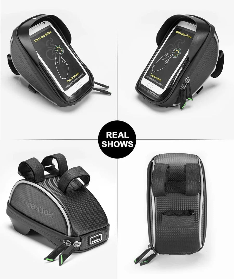 ROCKBROS Bike Phone Mount Bag Sensitive Touch Screen