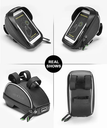 ROCKBROS Bike Phone Mount Bag Sensitive Touch Screen