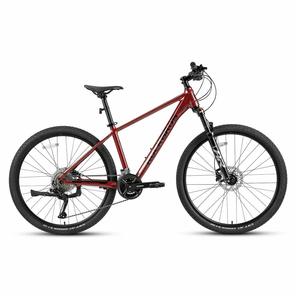 ROCKBROS MT300 Mountain Bike – Aluminum Hardtail MTB with Suspension Fork and Disc Brakes