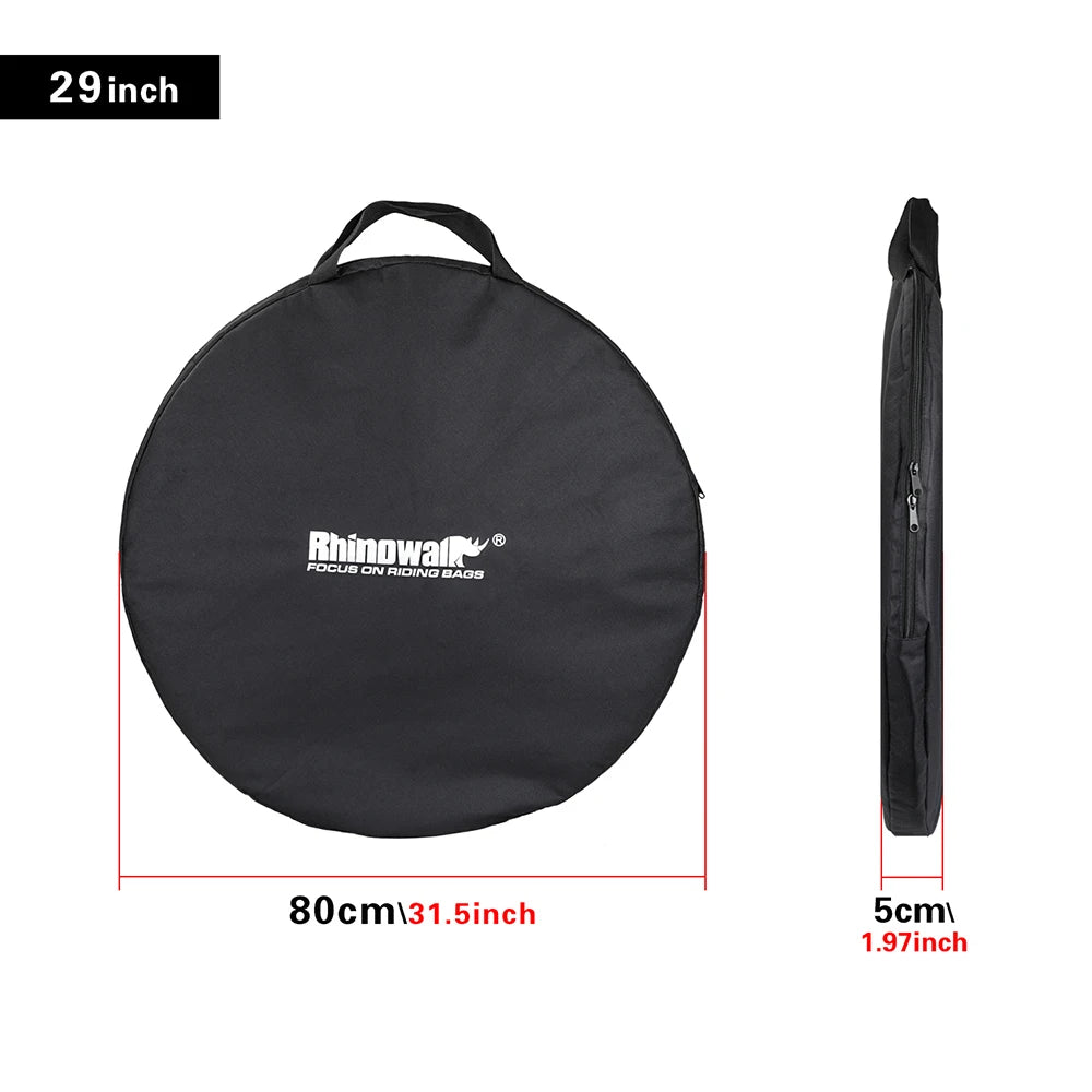 Rhinowalk RM290 Wheel Storage Bag 29"Carrying Bags Cycling Road MTB Bike Travel Carrier Wheel Casing 700C