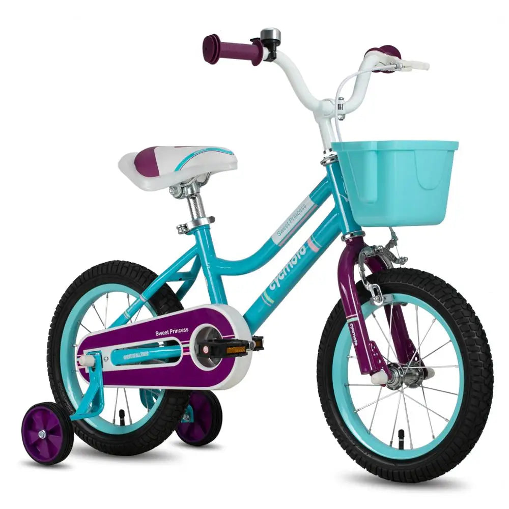 Colorful Kid's Bike with 14 inch / 16 inch Wheels  Foot Brake and V Brake