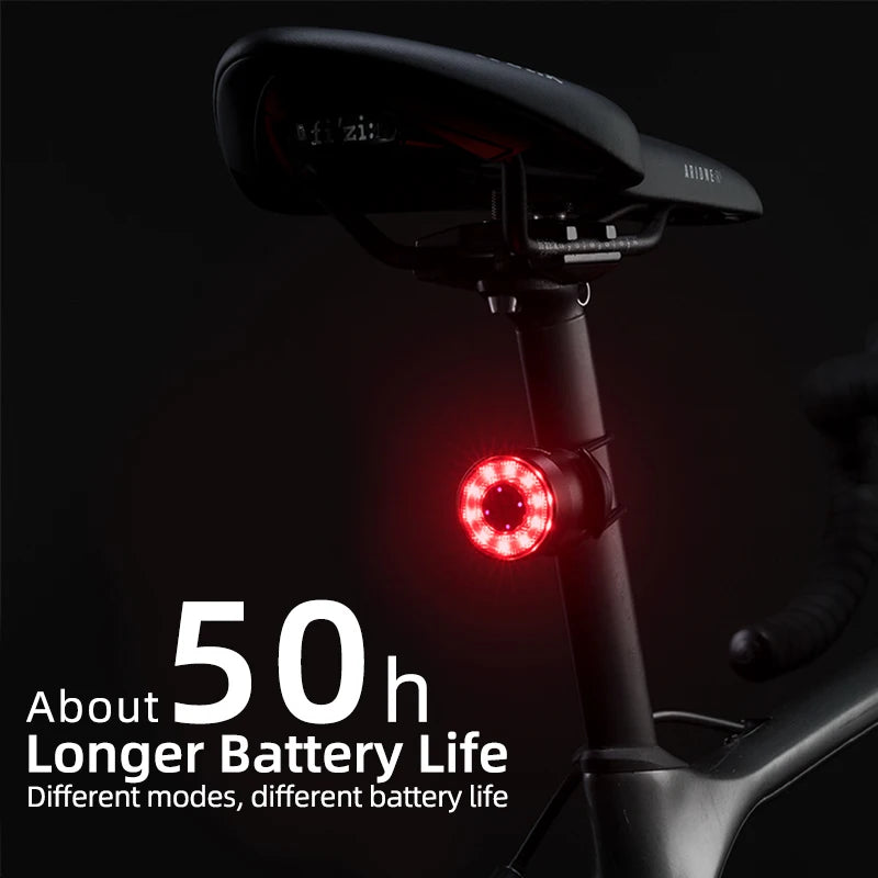 ROCKBROS Q1 Bike Tail Light Rechargeable Waterproof