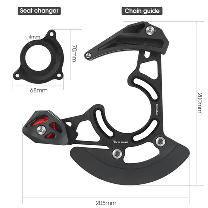 WEST BIKING Bicycle Single Disc Chain Guide