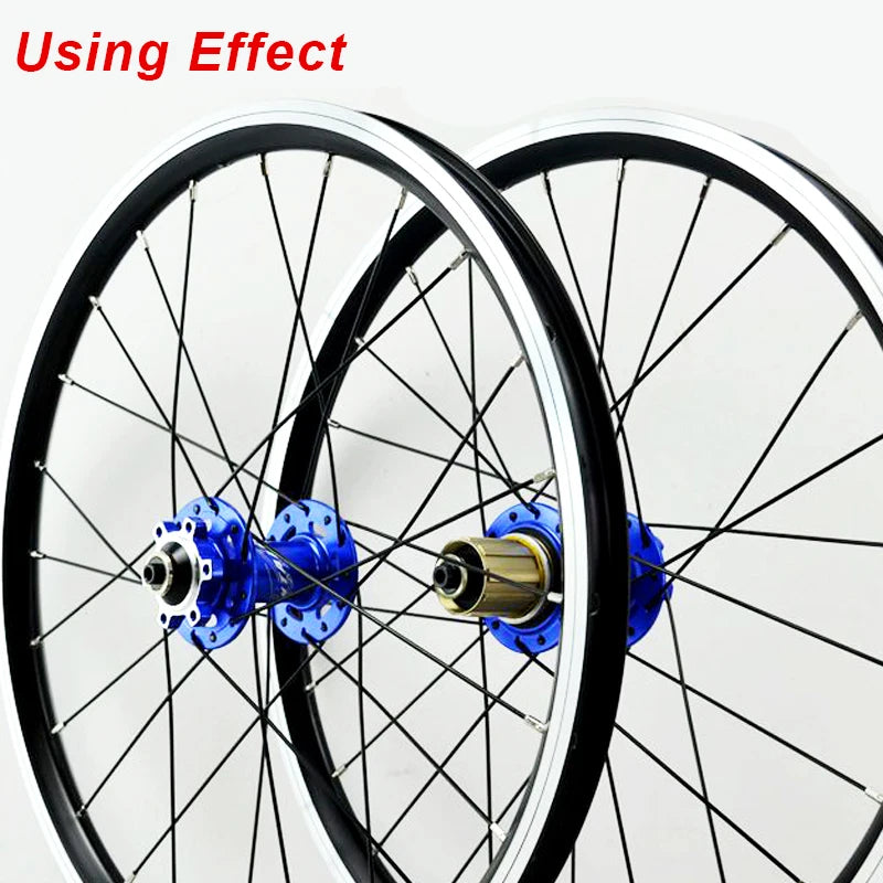 18Inch Small Wheel Bike Rims Double Layer Aluminum Alloy Bicycle CNC Rims 20/24/28/32/36 Hole A/V Valve Black Cycling Parts