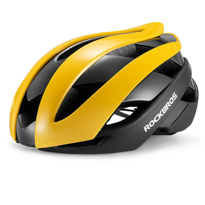 ROCKBROS Ultralight Bicycle Helmet Adult Men's Road Bike MTB Scooter Cap Motorcycle Helmet with 16-20 Air Vents in Multiple Colors Sizes M/L