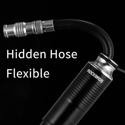 ROCKBROS Bicycle Pump 100PSI/110PSI Bike Pump Hand Mini Tire Air Inflator Portable Ultralight High-Pressure Pump