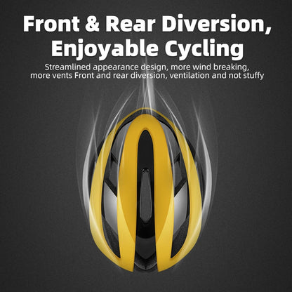 ROCKBROS Ultralight Bicycle Helmet Adult Men's Road Bike MTB Scooter Cap Motorcycle Helmet with 16-20 Air Vents in Multiple Colors Sizes M/L