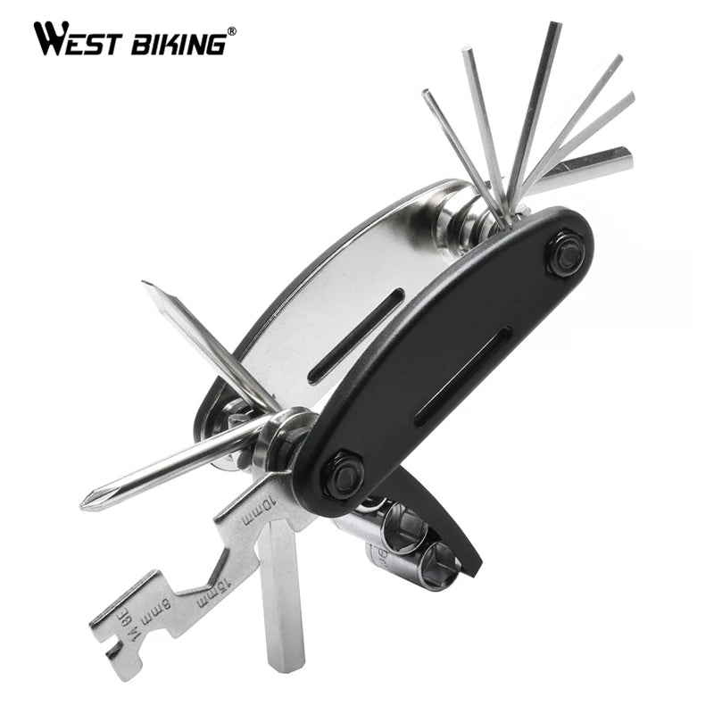 WEST BIKING Bicycle  Multi Tire Repair Maintenance Tools Set