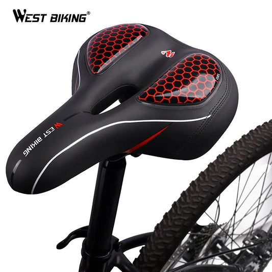 WEST BIKING MTB Bike Saddle Seat with Cycling Taillight