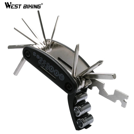 WEST BIKING Bicycle  Multi Tire Repair Maintenance Tools Set