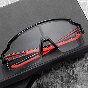 ROCKBROS Half Frame Photochromic UV400 Sport Cycling Glasses