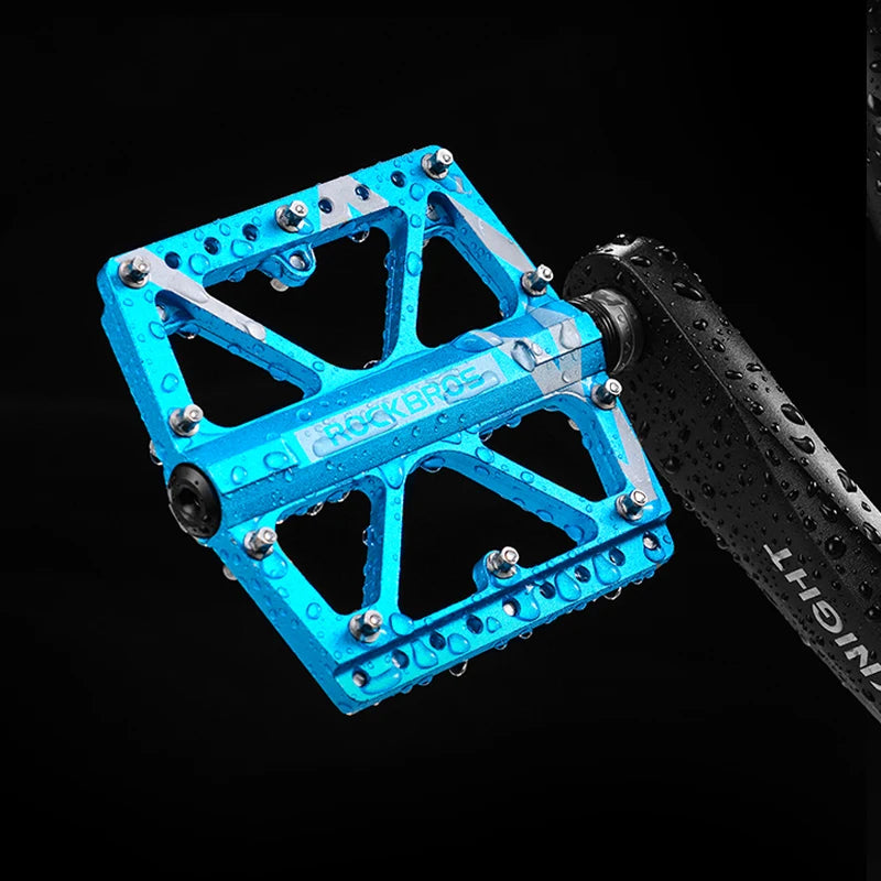 ROCKBROS-Lightweight Road Mountain Bike Pedals Carbon Fiber Sealed Bearings for MTB BMX