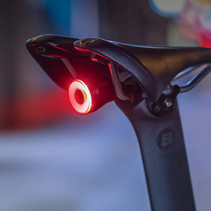 ROCKBROS TL907Q50 Bicycle Smart Auto Brake Sensing Light IPx6 Waterproof LED Charging Cycling Taillight Bike Rear Light Q5