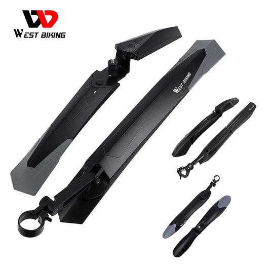WEST BIKING 1Pair Mountain Bicycle Fender Quick Release Front Rear Cycling Fender
