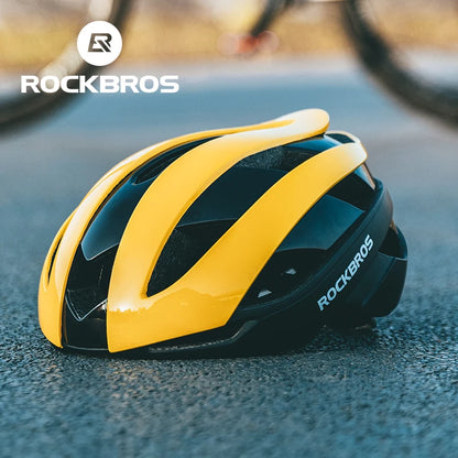 ROCKBROS Ultralight Bicycle Helmet Adult Men's Road Bike MTB Scooter Cap Motorcycle Helmet with 16-20 Air Vents in Multiple Colors Sizes M/L