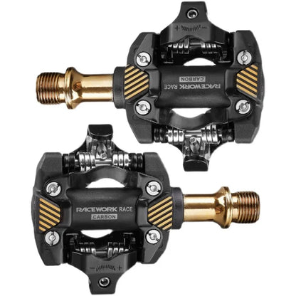 RACEWORK MTB Pedal Self-Locking SPD Pedals Mountain Bike Cleats Bearing Footrest Bicycele Parts