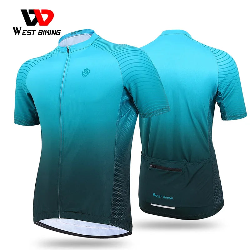 WEST BIKING Men's Professional Sport Cycling Jersey