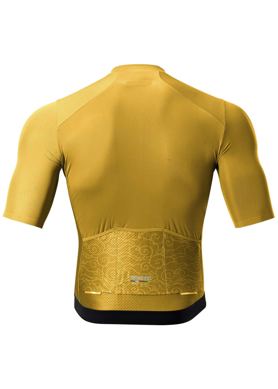 ROCKBROS Road to Sky Men’s Short-Sleeve Cycling Jersey Pro – Breathable Performance Fit