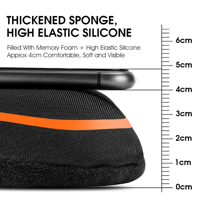 WEST BIKING Silicone Gel Bicycle Saddle Cover – Anti-Slip Cushion with Rain Cover